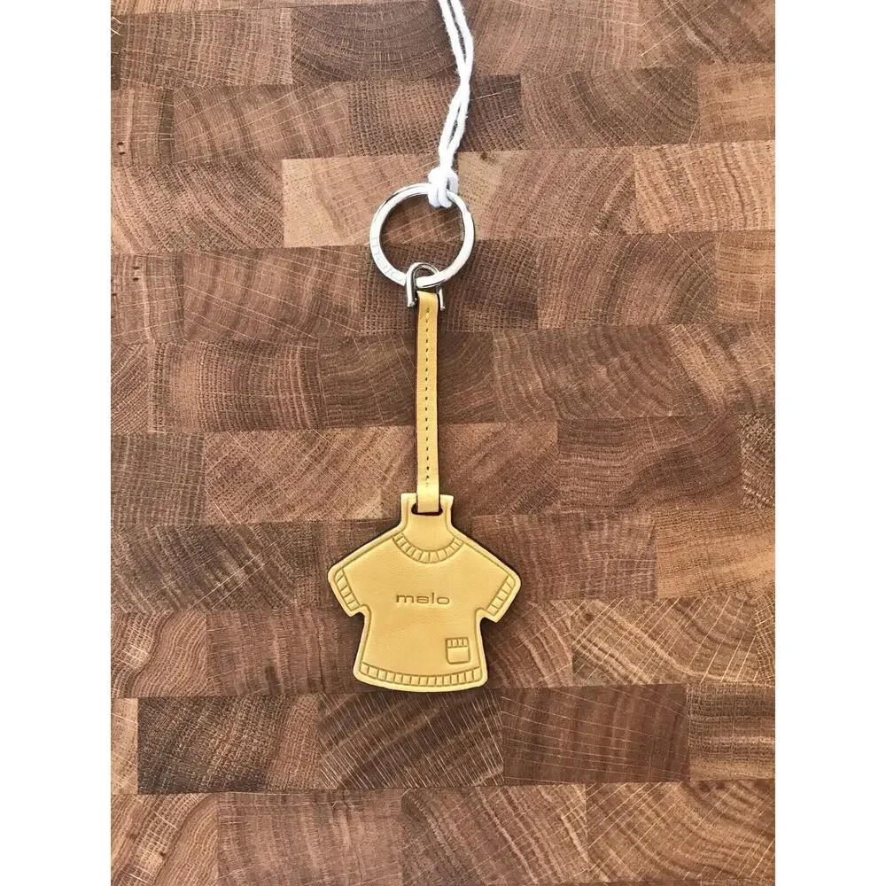 MALO Leather Sweater Key Ring NWT